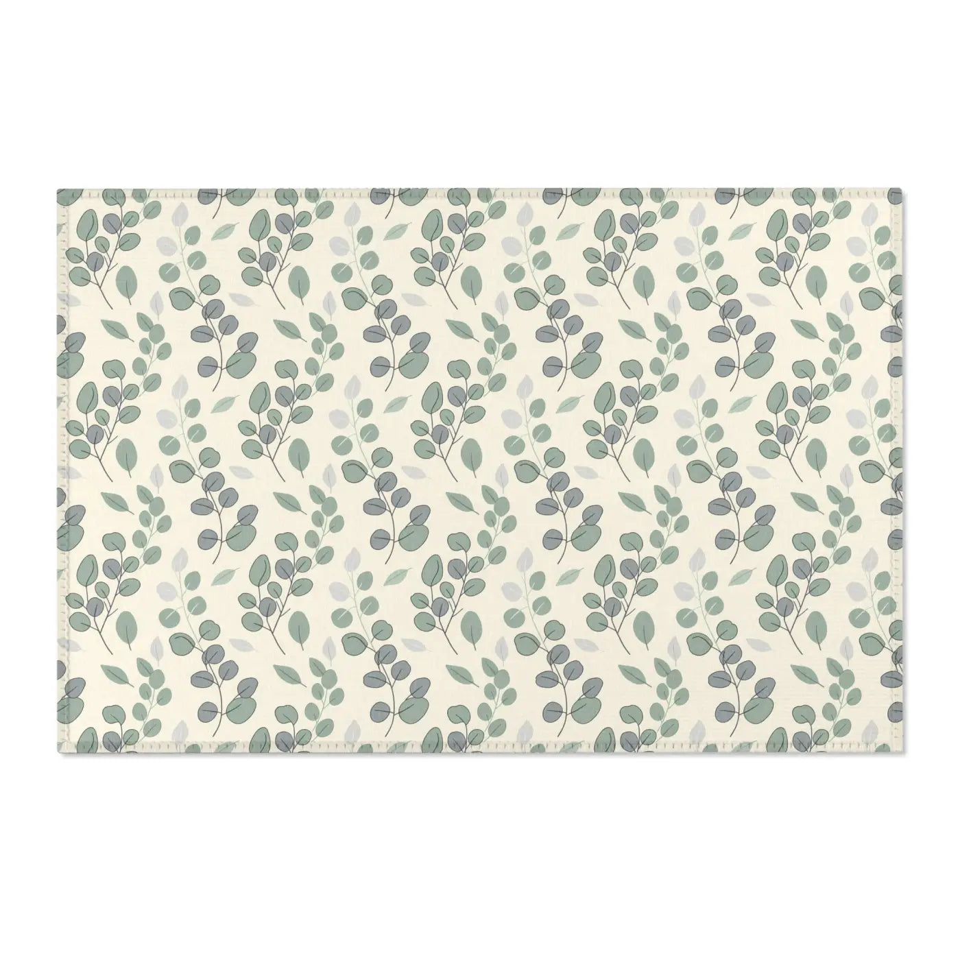 Eucalyptus Area Rug – Soft Chenille Decor - Dipaliz