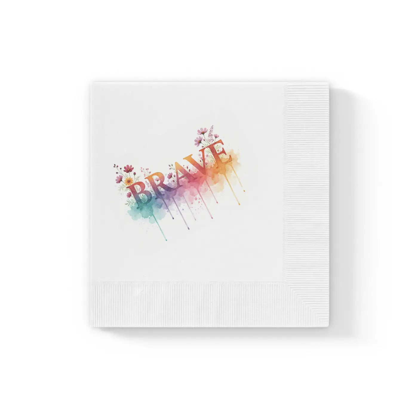 Brave Watercolor Cocktail Napkins – Paper Decor - Dipaliz