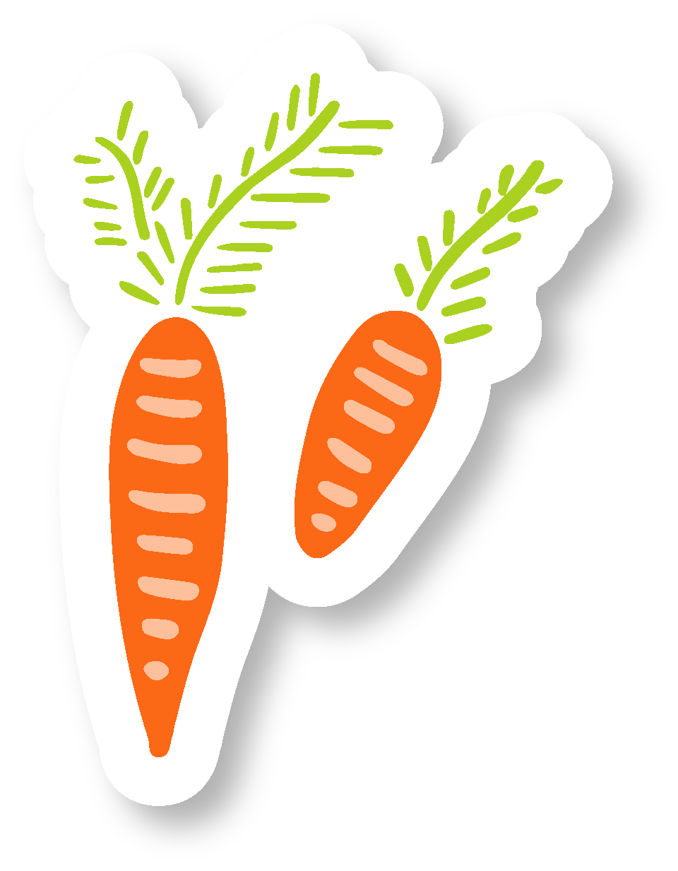 "Grow & Bloom" Assorted Hand-Drawn Adorable Individual Stickers (S, M, L)