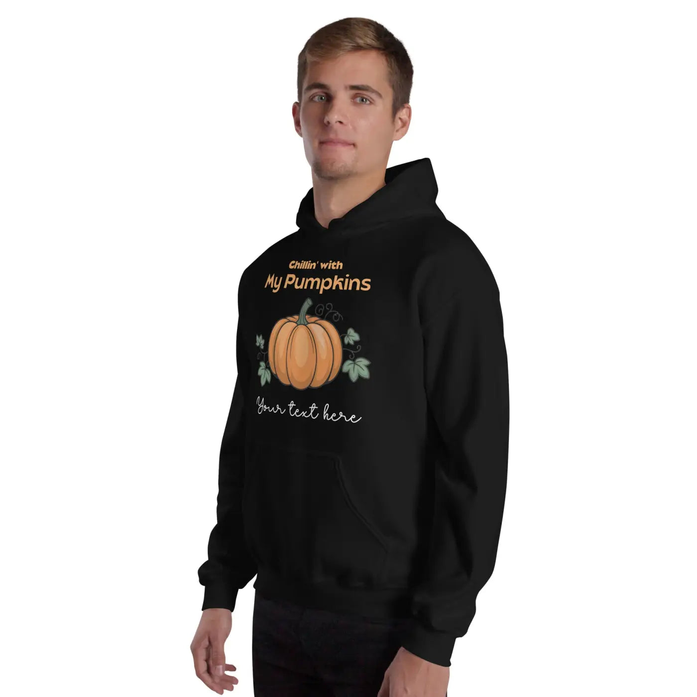Pumpkins Hoodie – Eco-friendly Women’s Clothing - Dipaliz