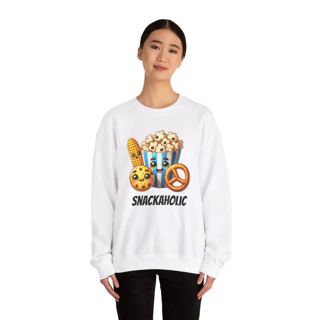 Snackaholic Crewneck Sweatshirt – Eco-friendly - Dipaliz