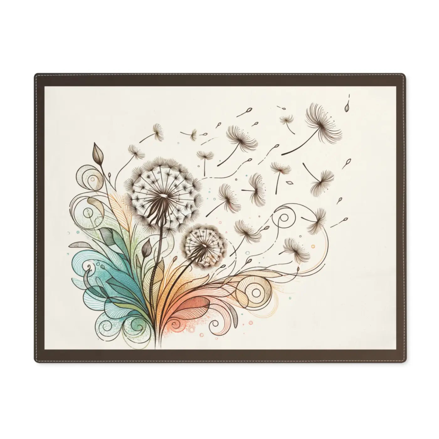 Dandelions Cotton Placemat – Eco Friendly - Dipaliz