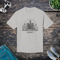 Detroit City Skyline Cotton Tee – Eco-friendly - Dipaliz
