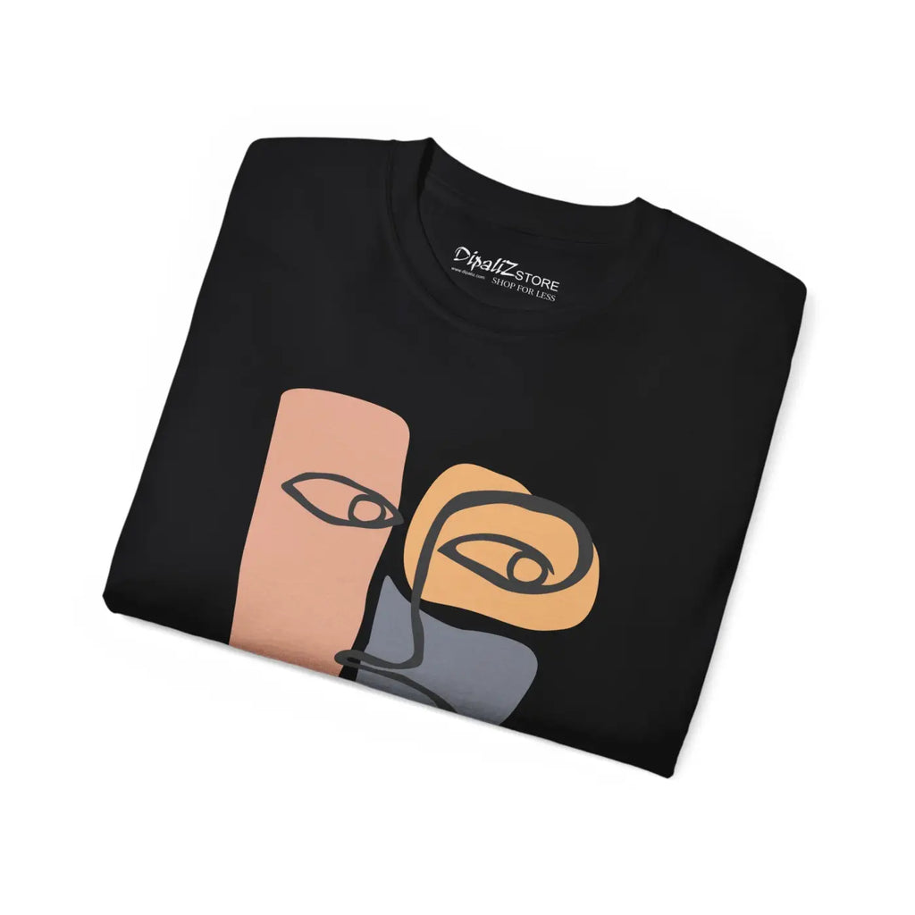 Abstract Face Ultra Cotton Tee - Eco-friendly - Dipaliz