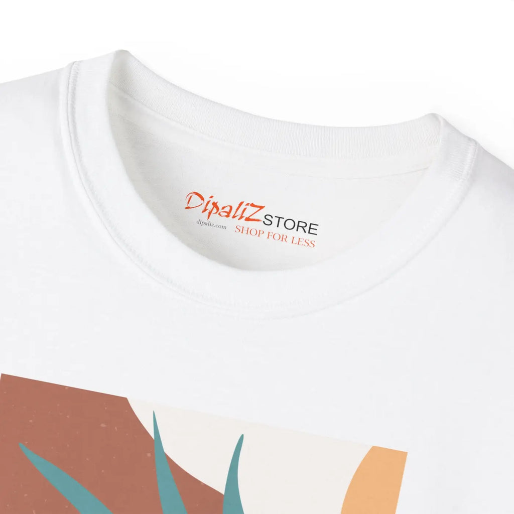 Abstract Foliage Ultra Cotton Tee - Eco-friendly - Dipaliz