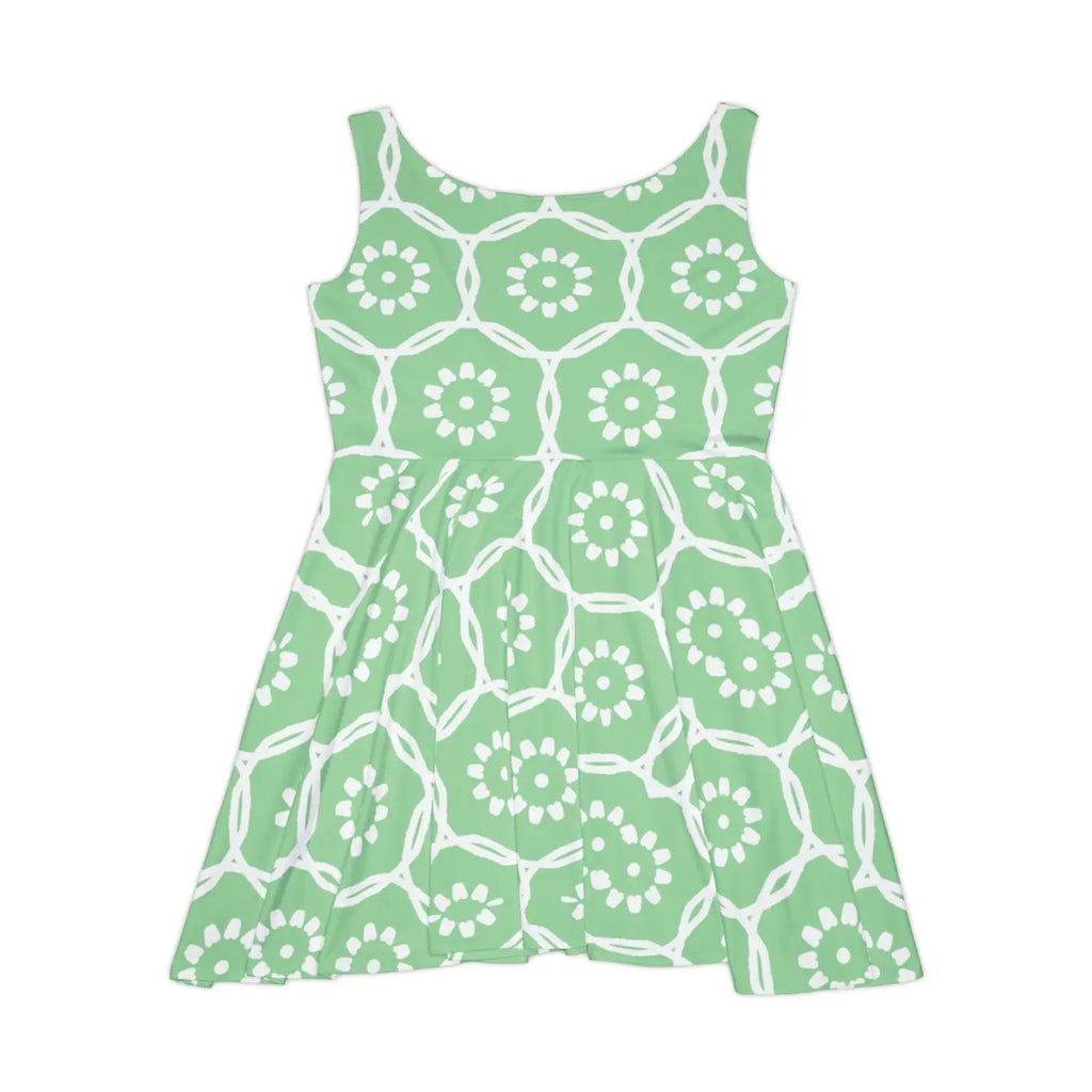 Abstract Pattern Skater Dress – Eco Friendly - Dipaliz