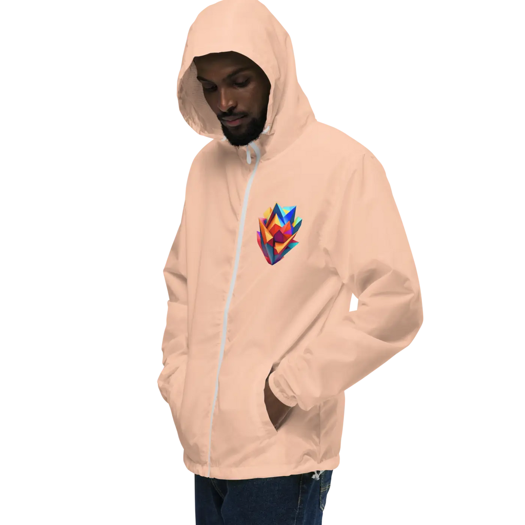 Geometric Pattern Zip Jacket – Eco-friendly Clothing - Dipaliz