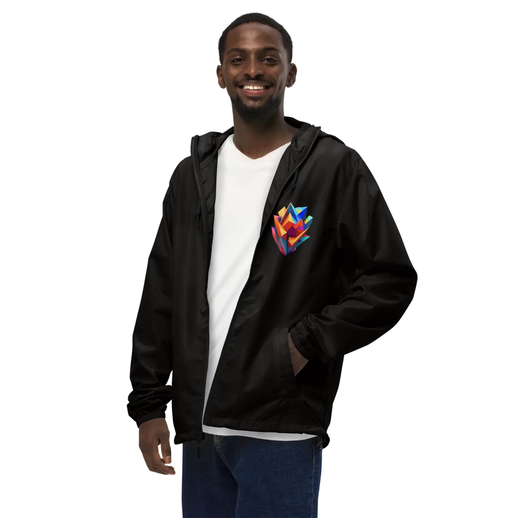 Geometric Pattern Zip Jacket – Eco-friendly Clothing - Dipaliz