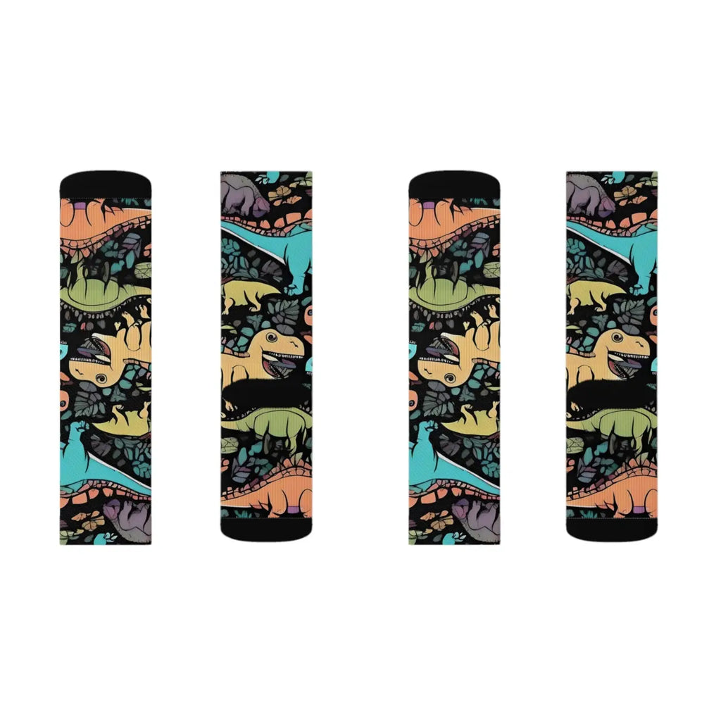 Dinosaur Socks – Sublimation Eco-friendly - Dipaliz