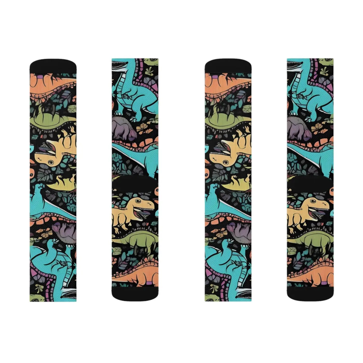 Dinosaur Socks – Sublimation Eco-friendly - Dipaliz
