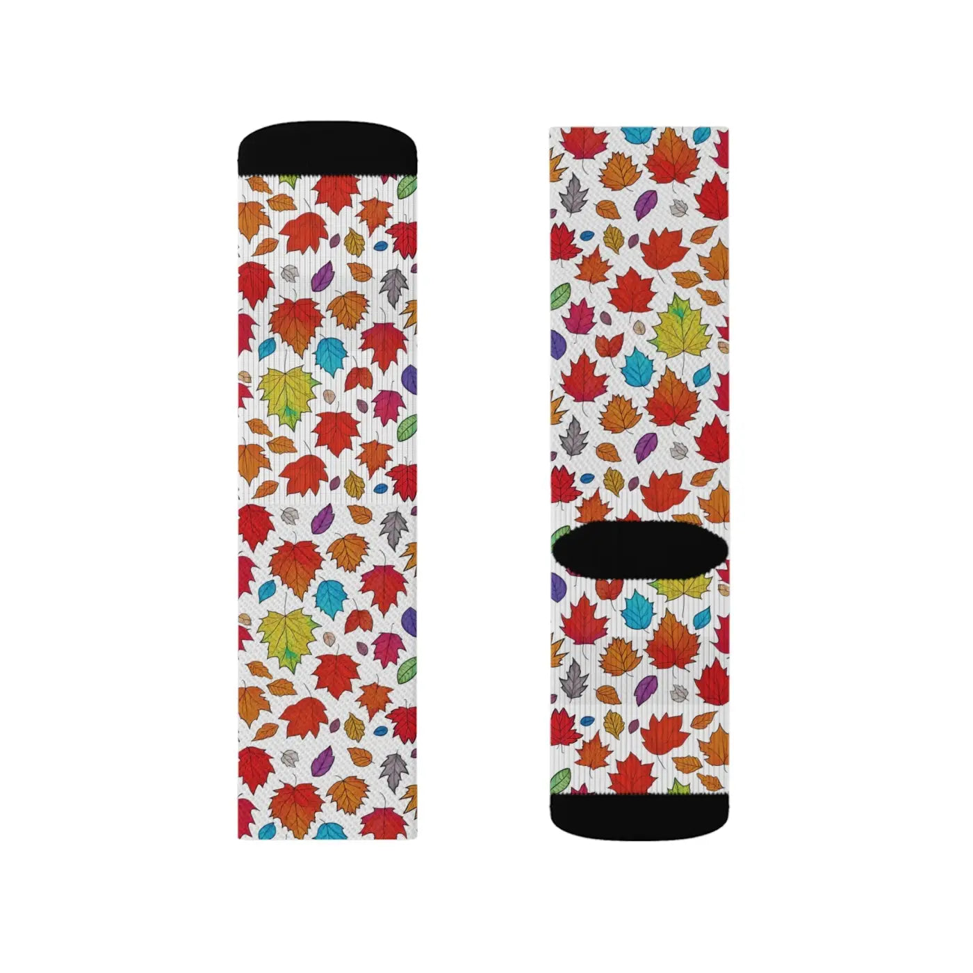 Fall Foliage Sublimation Socks – Eco-friendly - Dipaliz