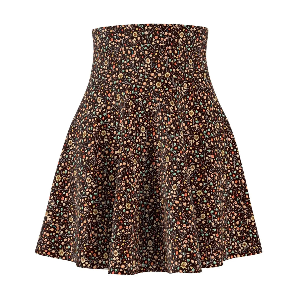 Floral Pattern Skater Skirt – Eco Friendly - Dipaliz