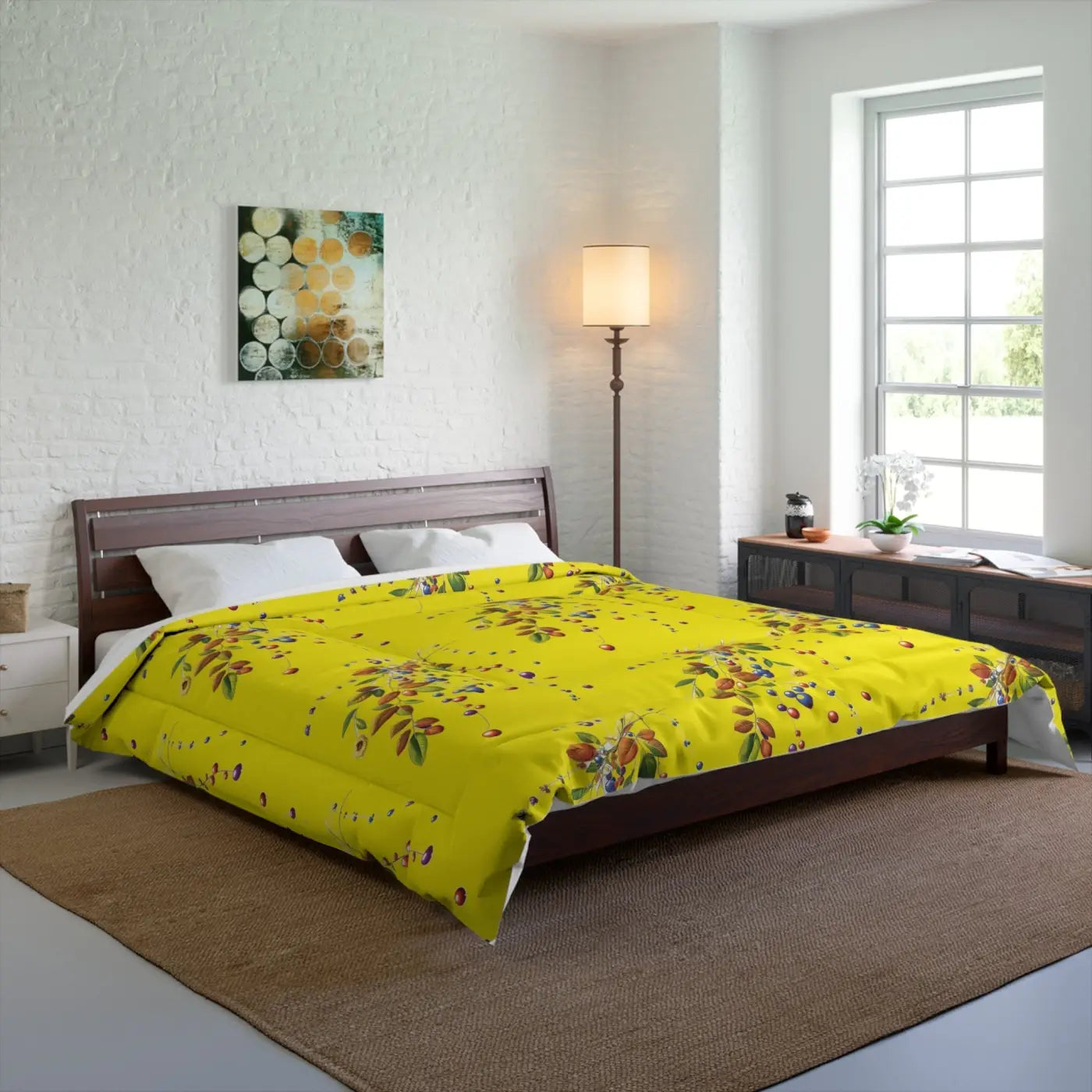 Floral Print Comforter – Eco-friendly Cotton - Dipaliz