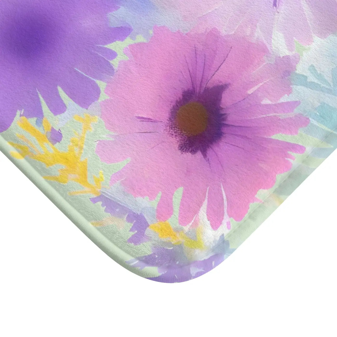 Pastel Flowers Bath Mat – Eco-friendly Gift - Dipaliz