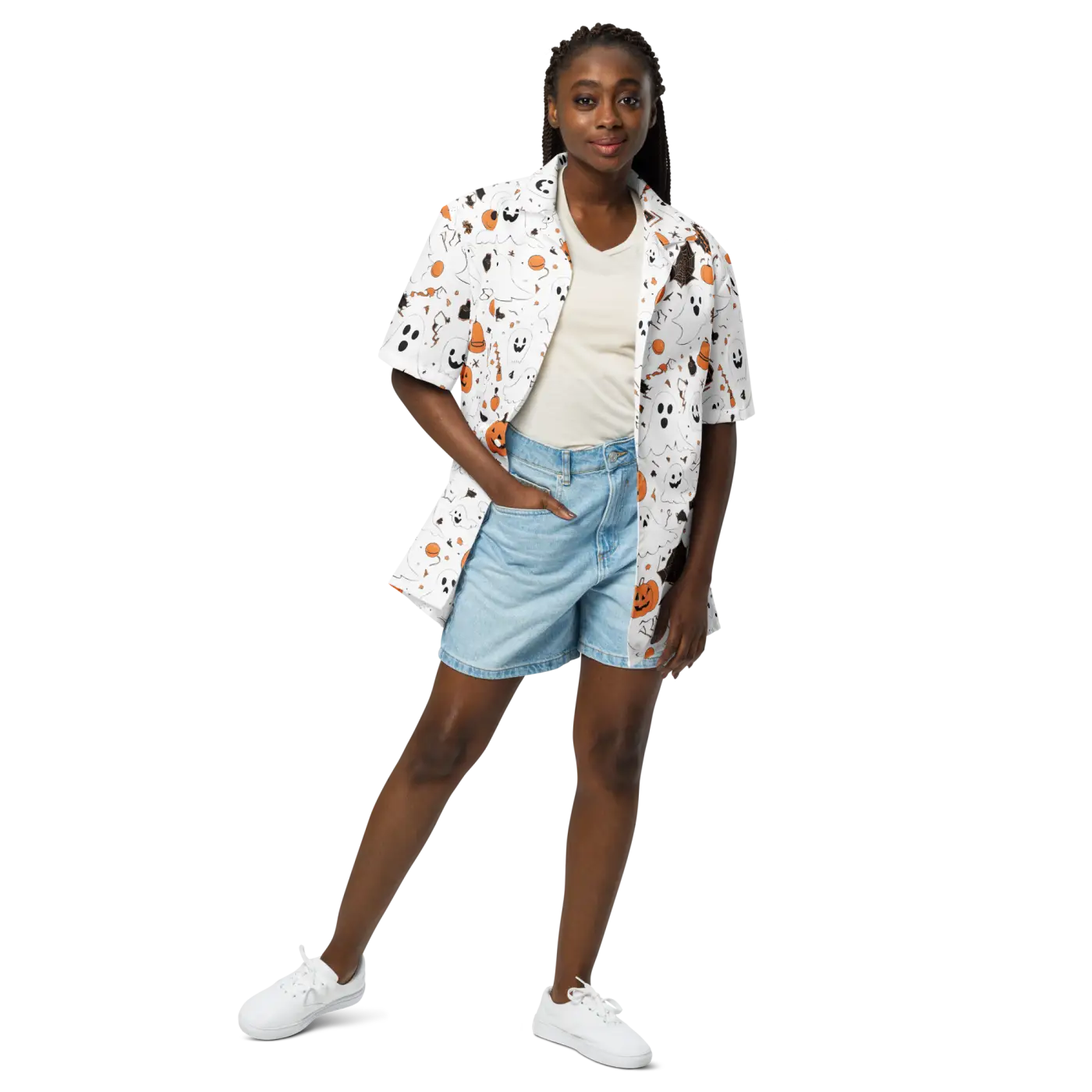 Unisex Button Shirt – Eco Friendly Halloween - Dipaliz