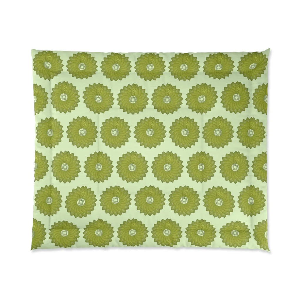 Green Leaves Comforter – Eco Friendly Bedding - Dipaliz
