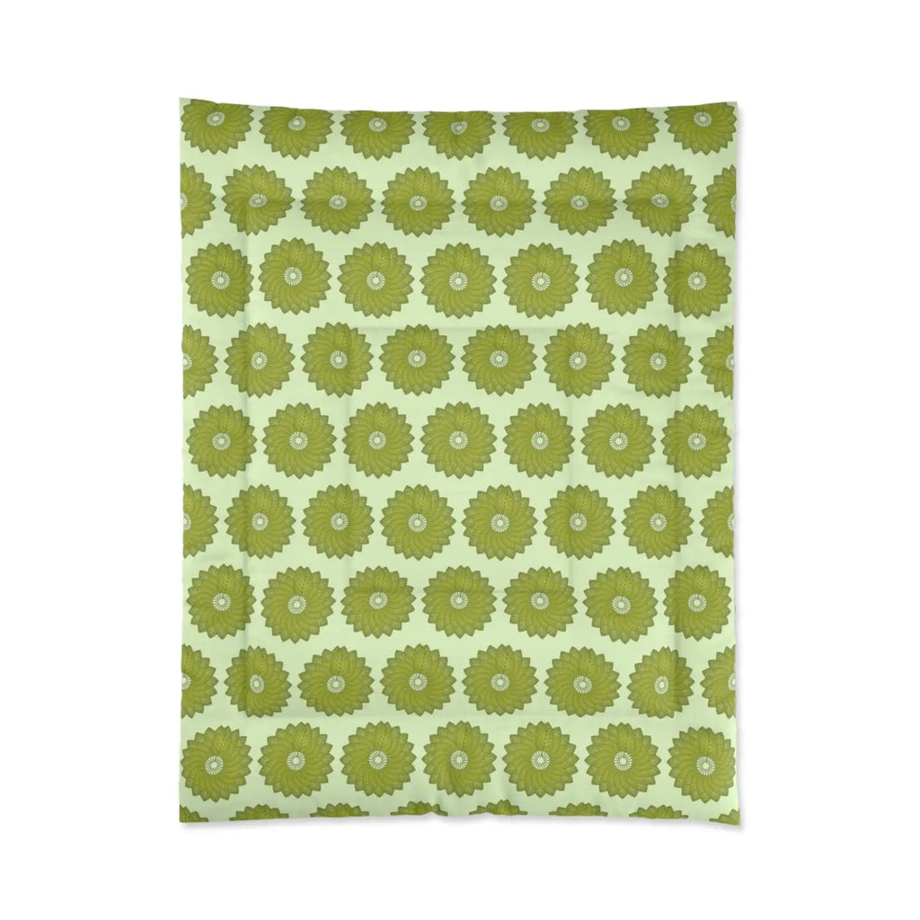 Green Leaves Comforter – Eco Friendly Bedding - Dipaliz