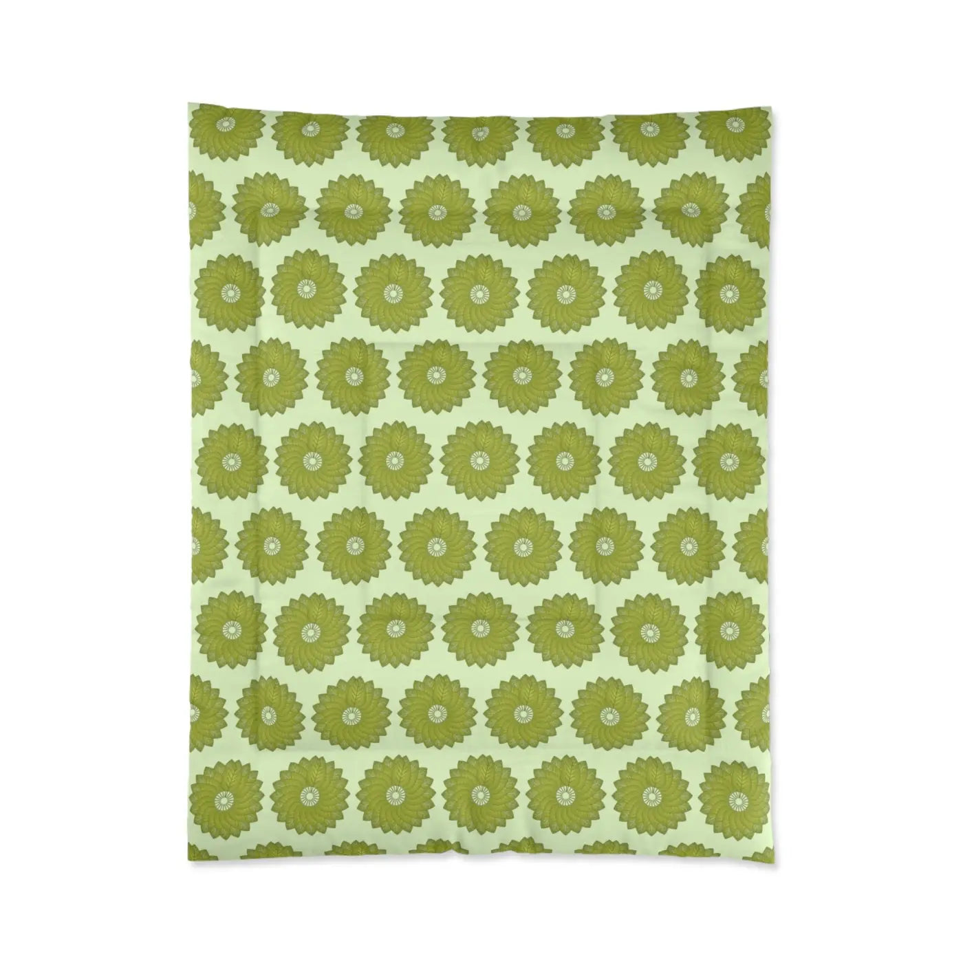 Green Leaves Comforter – Eco Friendly Bedding - Dipaliz
