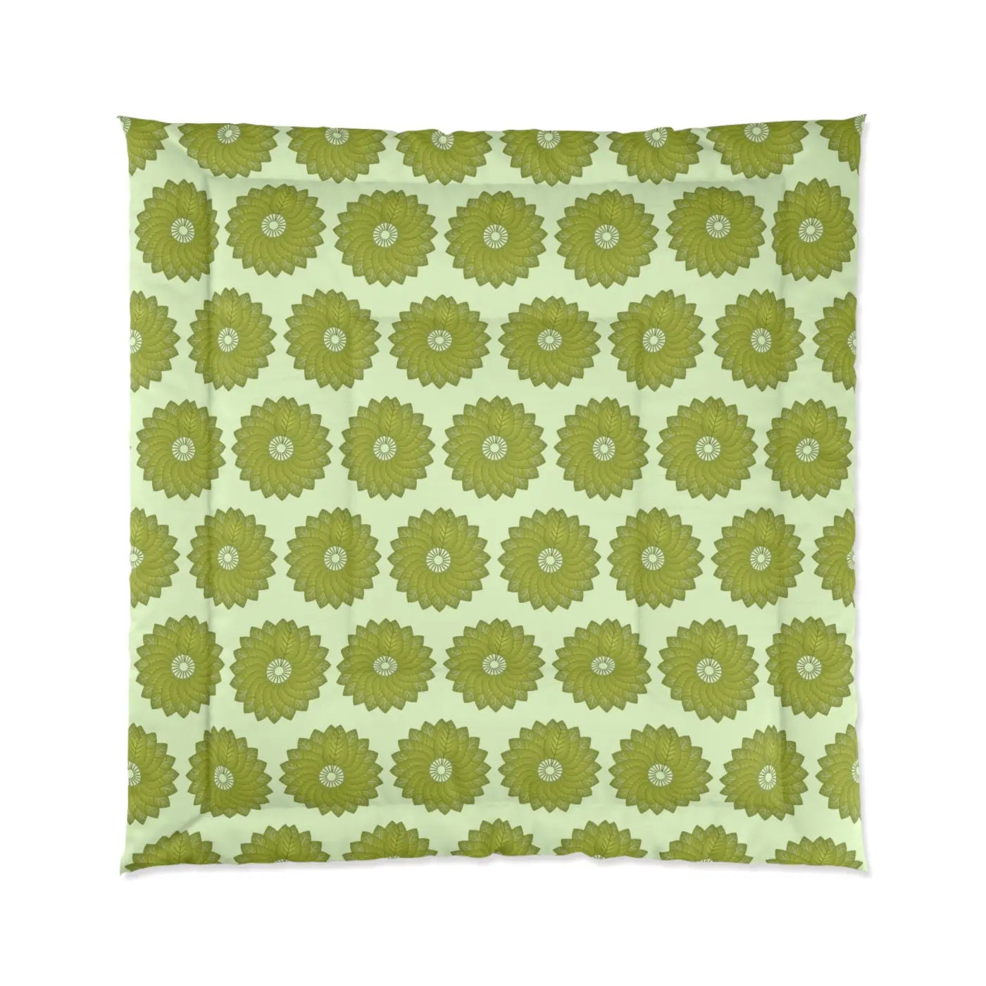 Green Leaves Comforter – Eco Friendly Bedding - Dipaliz