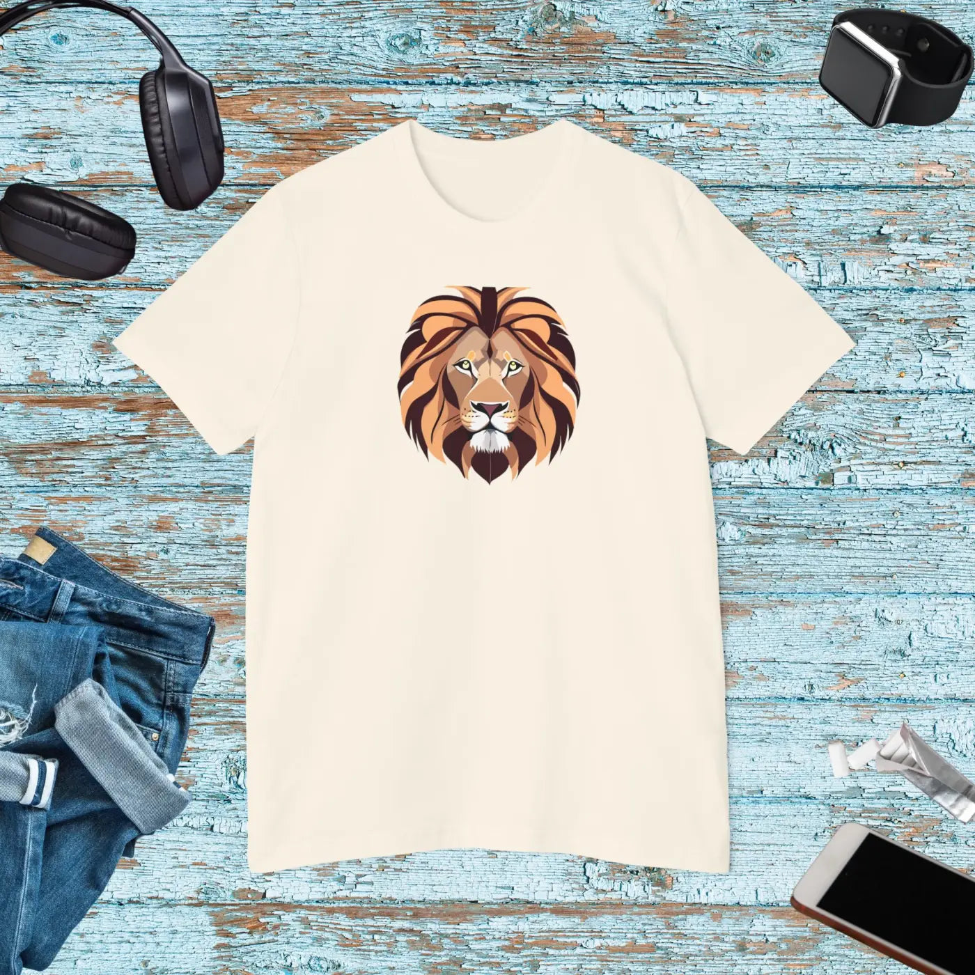 Deluxe Lion Tee – Soft Eco-friendly Cotton - Dipaliz