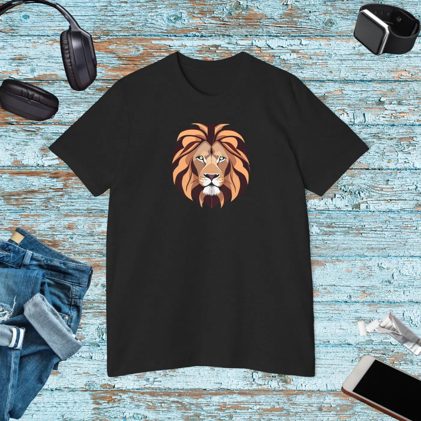Deluxe Lion Tee – Soft Eco-friendly Cotton - Dipaliz