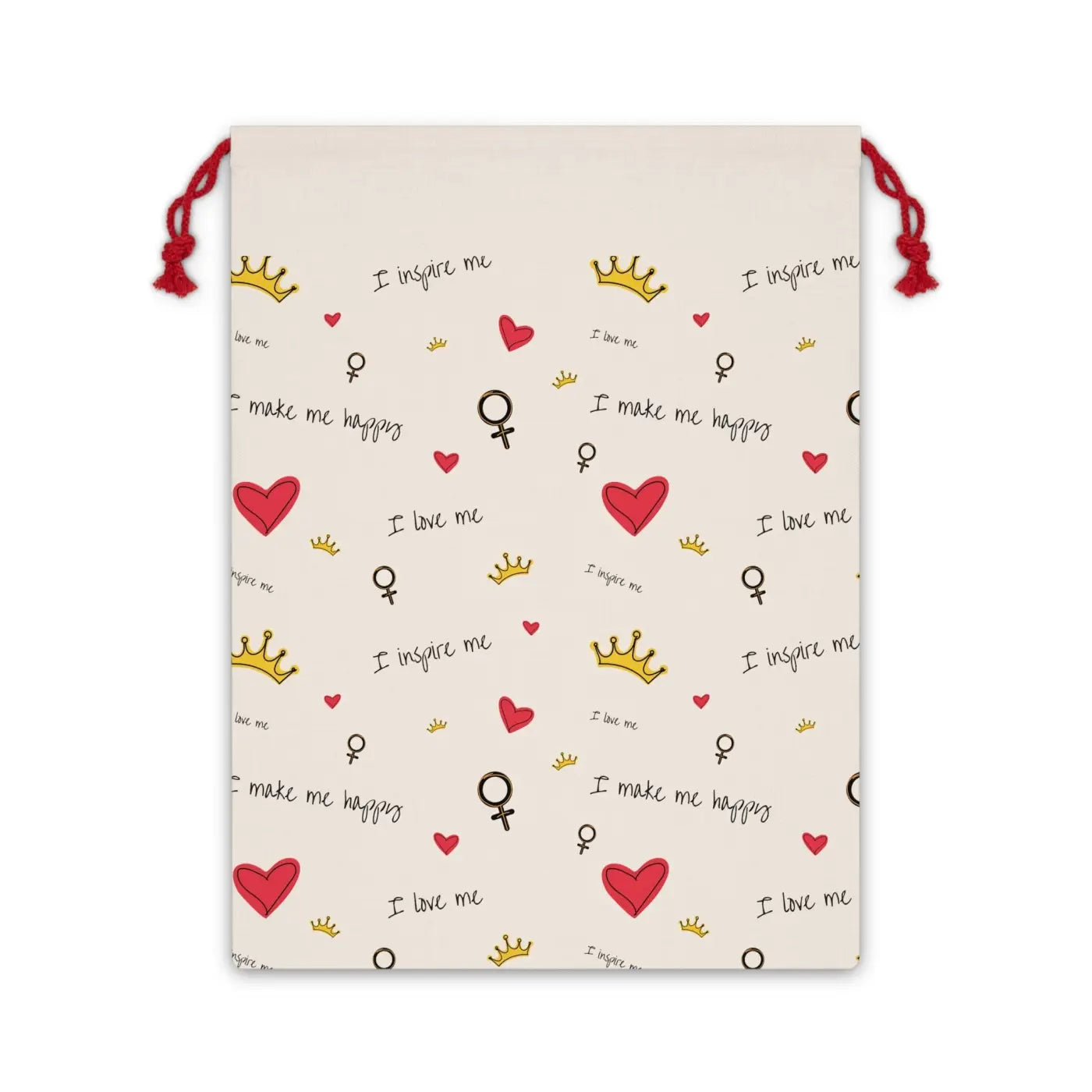 I Love me Linen Bag – Eco-friendly Gift - Dipaliz