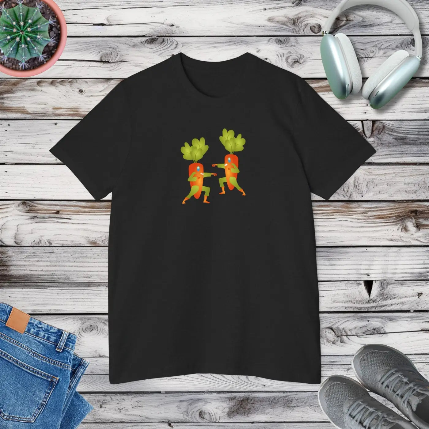 Ninja Carrot T-shirt – Eco-friendly Clothing - Dipaliz