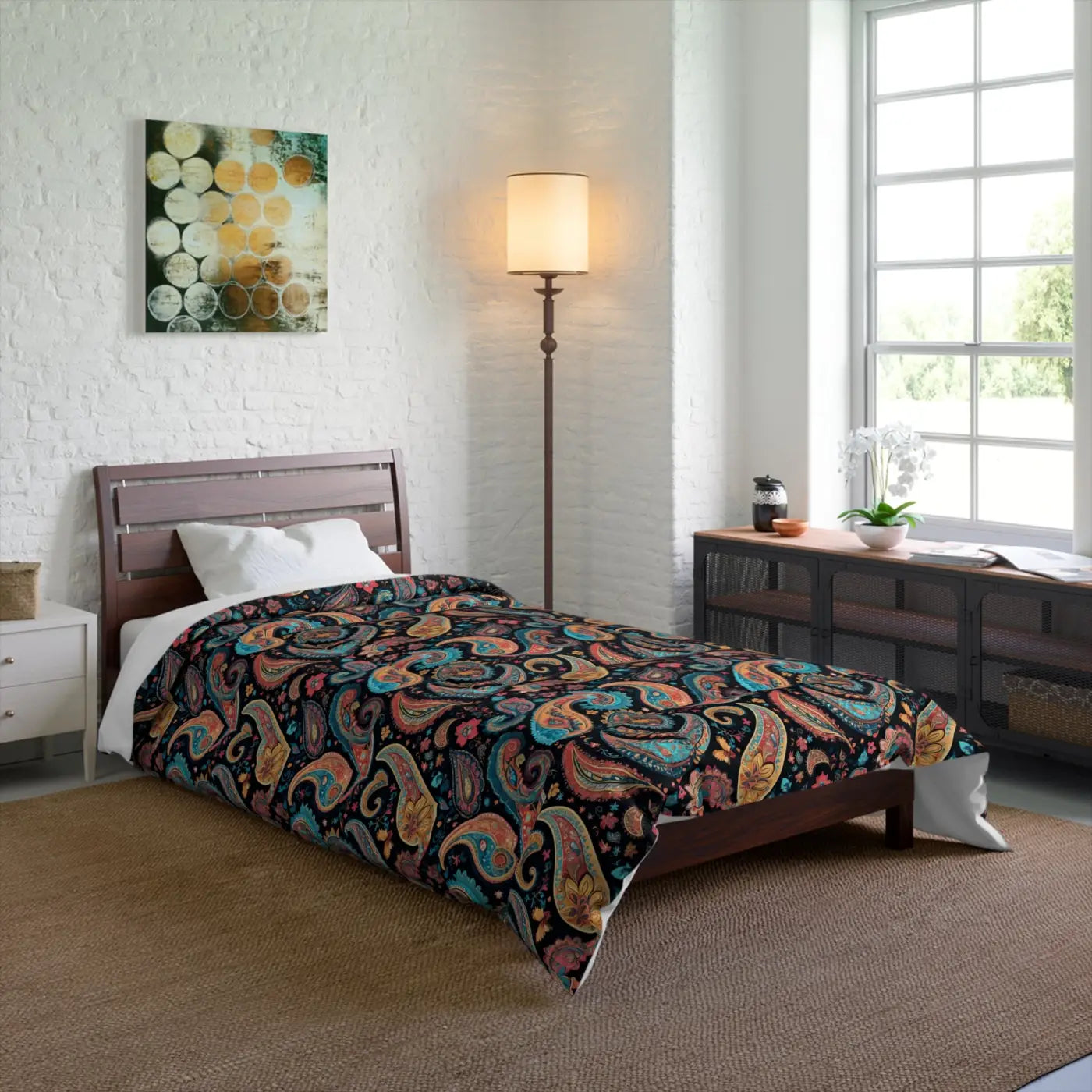 Paisley Pattern Comforter – Eco-friendly Gift - Dipaliz