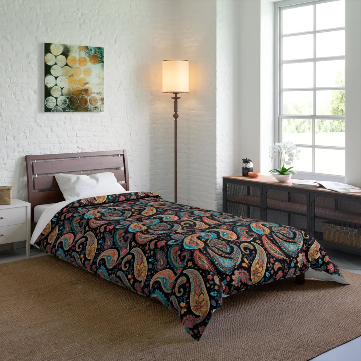 Paisley Pattern Comforter – Eco-friendly Gift - Dipaliz