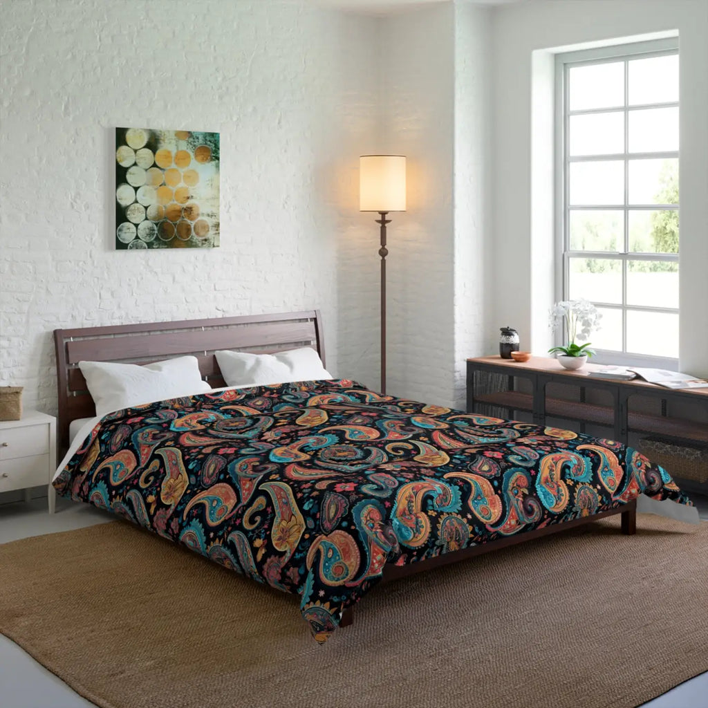 Paisley Pattern Comforter – Eco-friendly Gift - Dipaliz