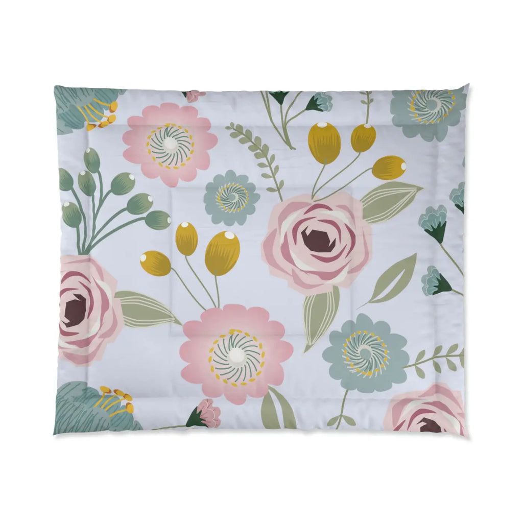 Spring Floral Quilt – Eco-friendly Cotton - Dipaliz