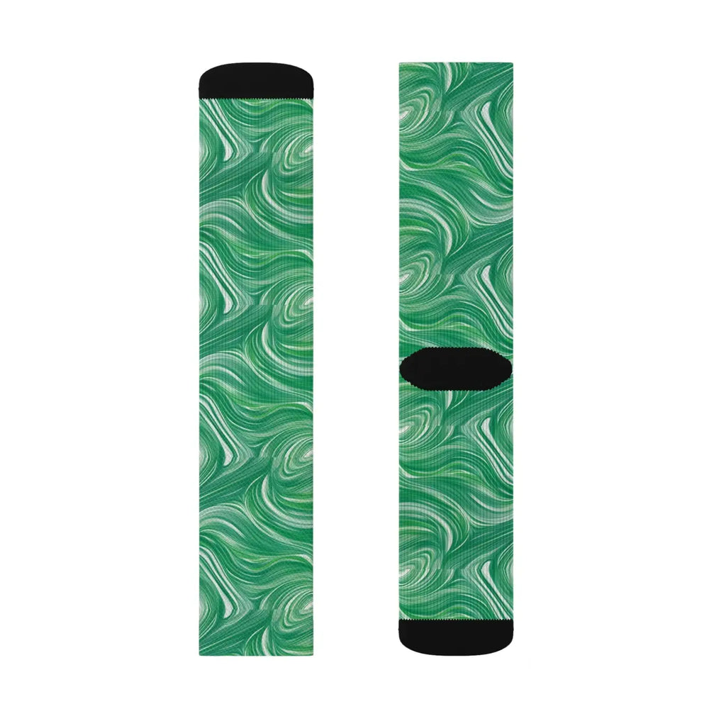 Wavy Abstract Pattern Socks – Eco Friendly - Dipaliz