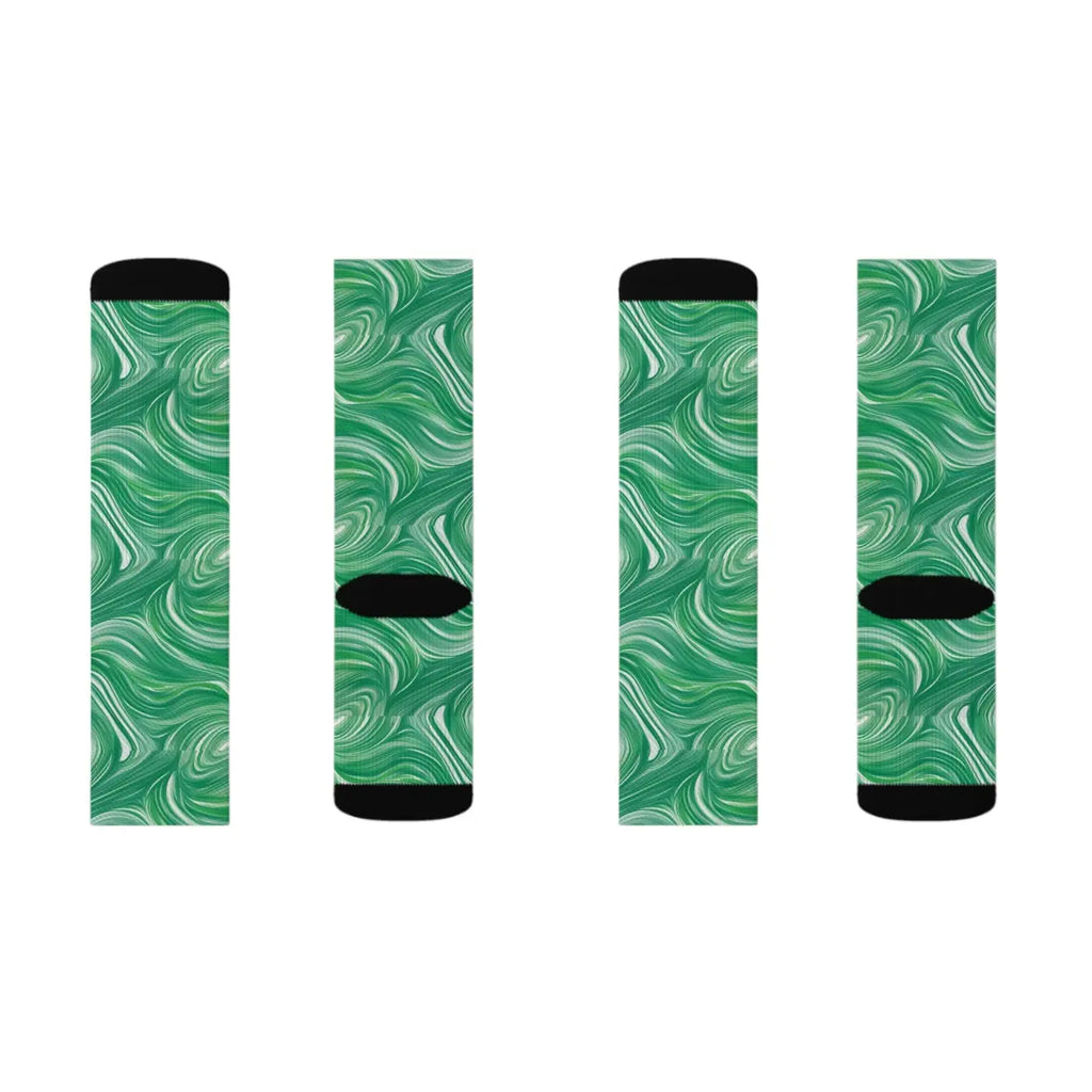 Wavy Abstract Pattern Socks – Eco Friendly - Dipaliz