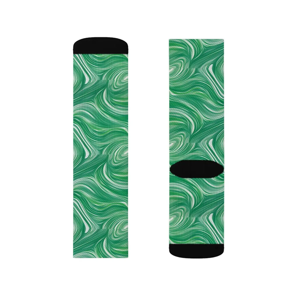 Wavy Abstract Pattern Socks – Eco Friendly - Dipaliz