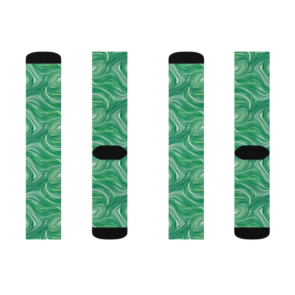 Wavy Abstract Pattern Socks – Eco Friendly - Dipaliz