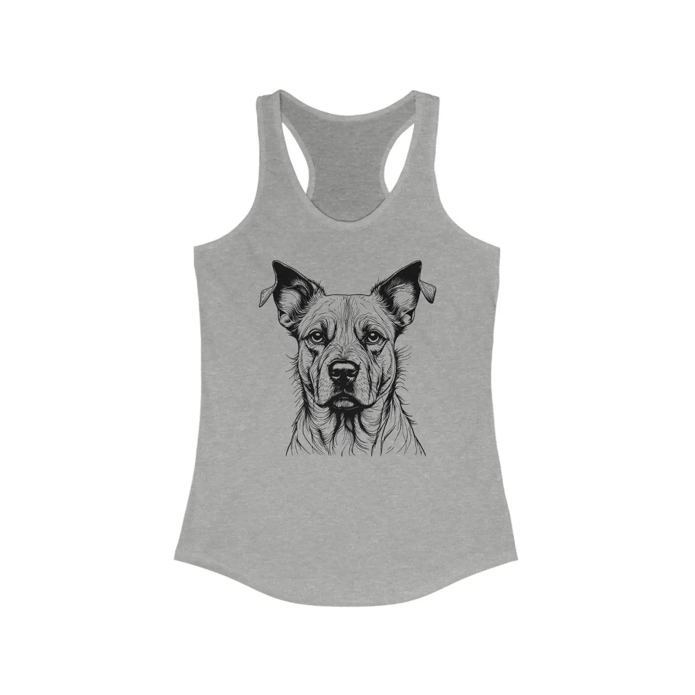 Dog Racerback Tank – Eco-friendly Slim Fit - Dipaliz
