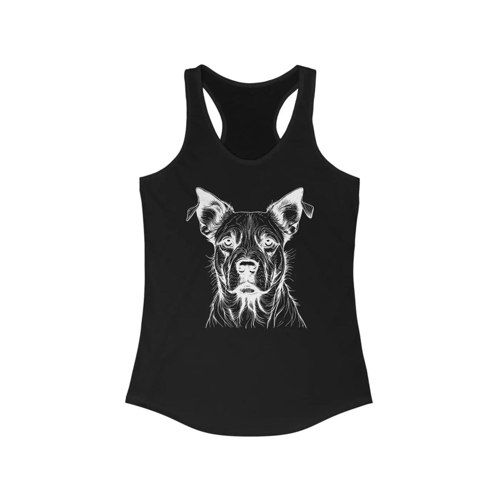 Dog Racerback Tank – Eco-friendly Slim Fit - Dipaliz