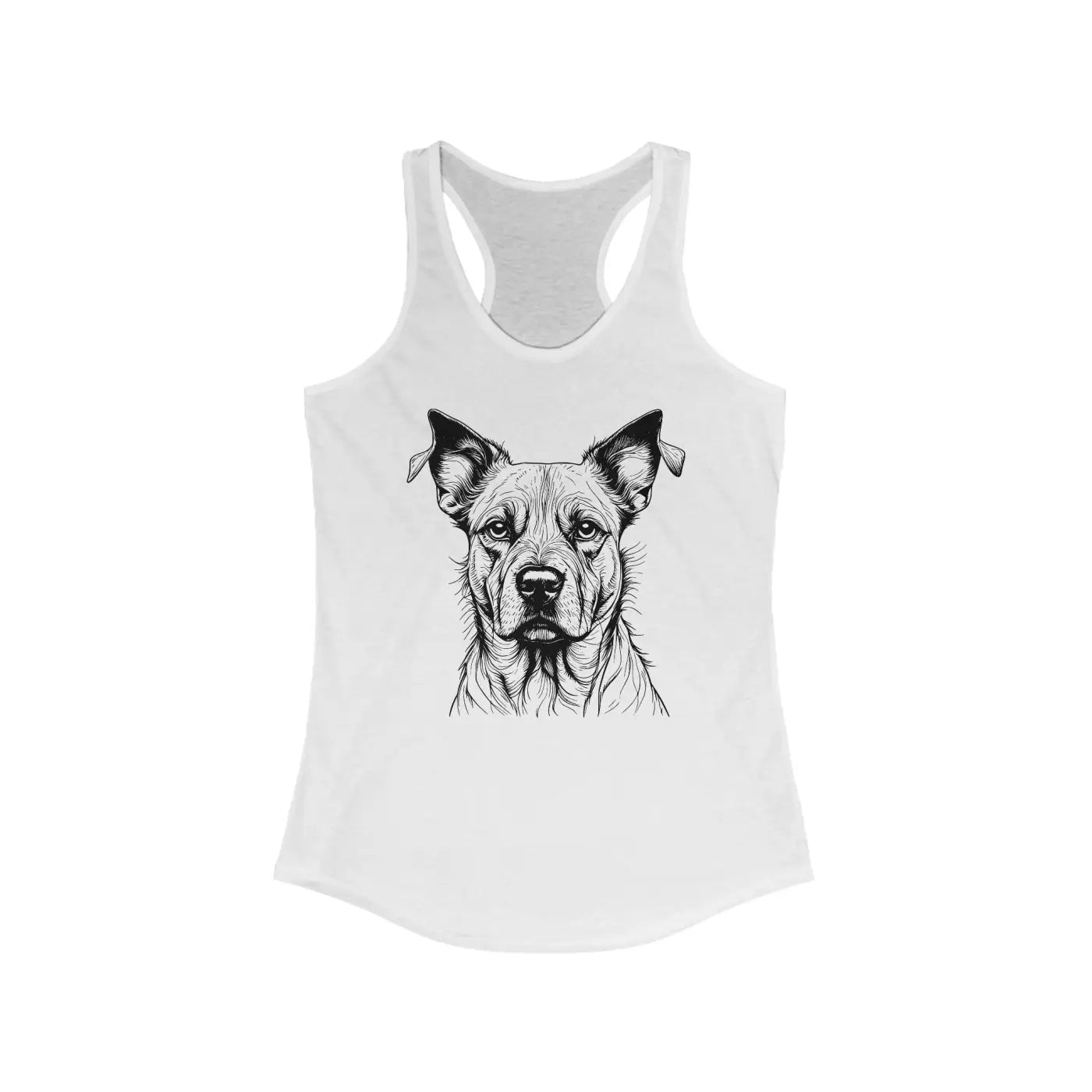 Dog Racerback Tank – Eco-friendly Slim Fit - Dipaliz