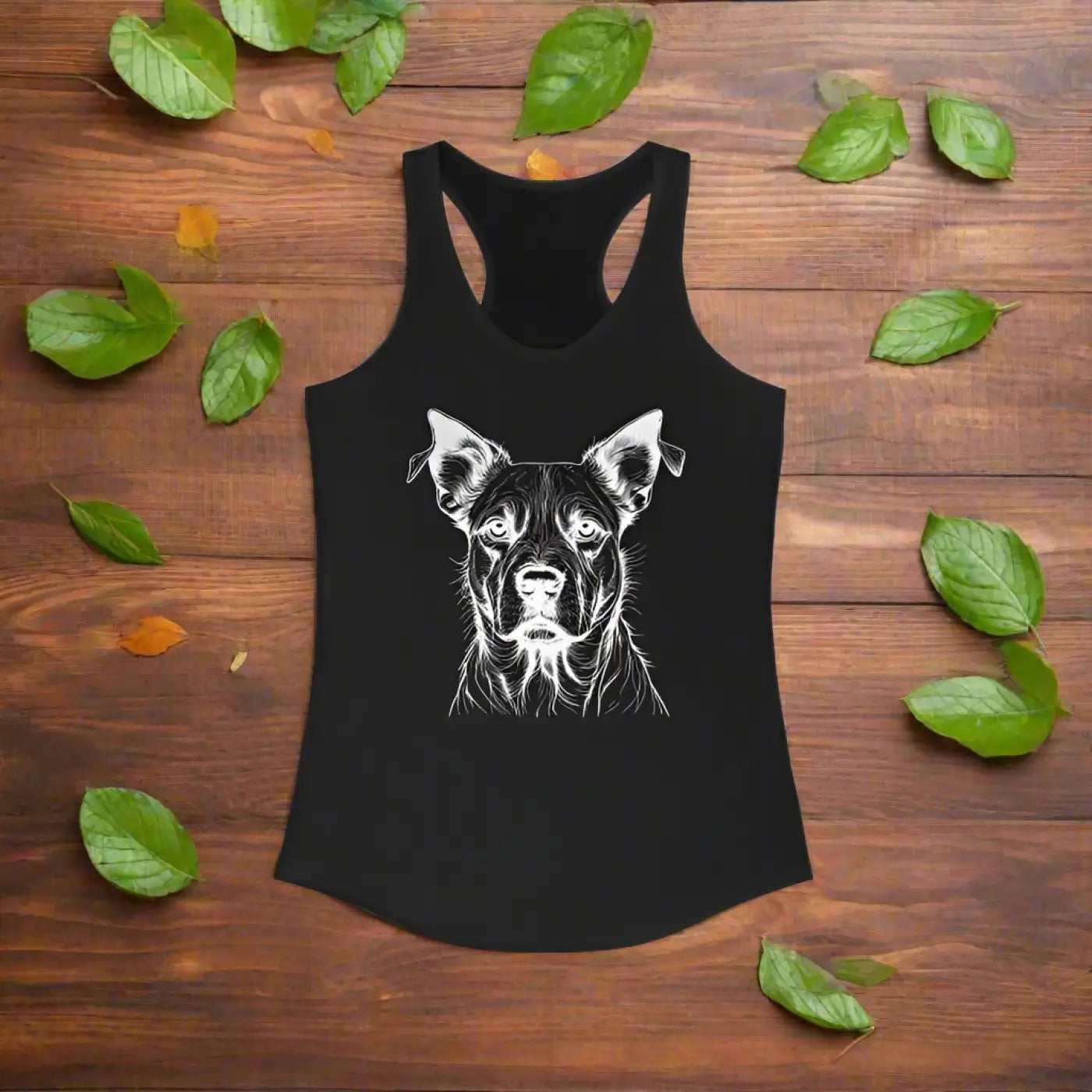 Dog Racerback Tank – Eco-friendly Slim Fit - Dipaliz