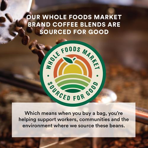 Whole Foods Market, Organic Ground Coffee, Dark French Roast, 12 Ounce