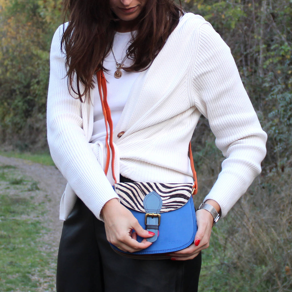 Soruka Ally Print · Leather Crossbody Bag
