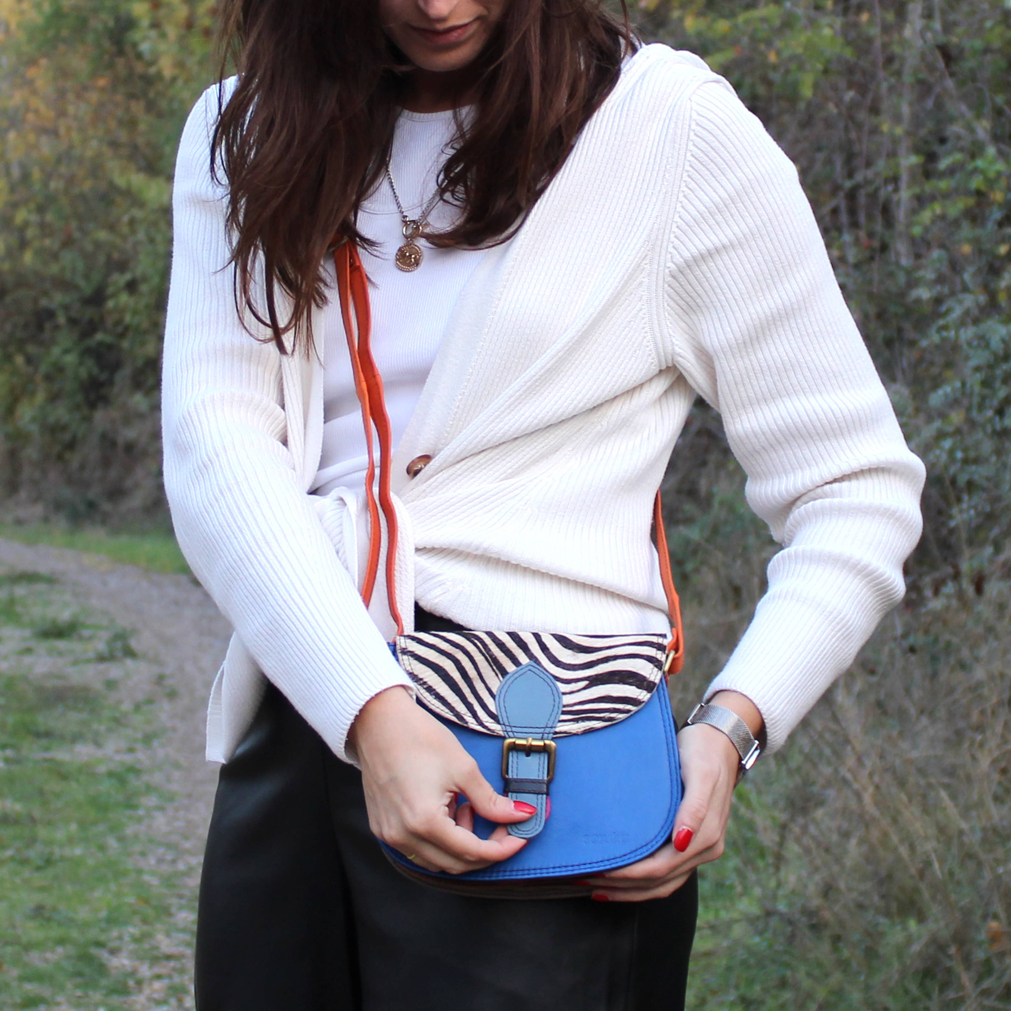Soruka Ally Print · Leather Crossbody Bag