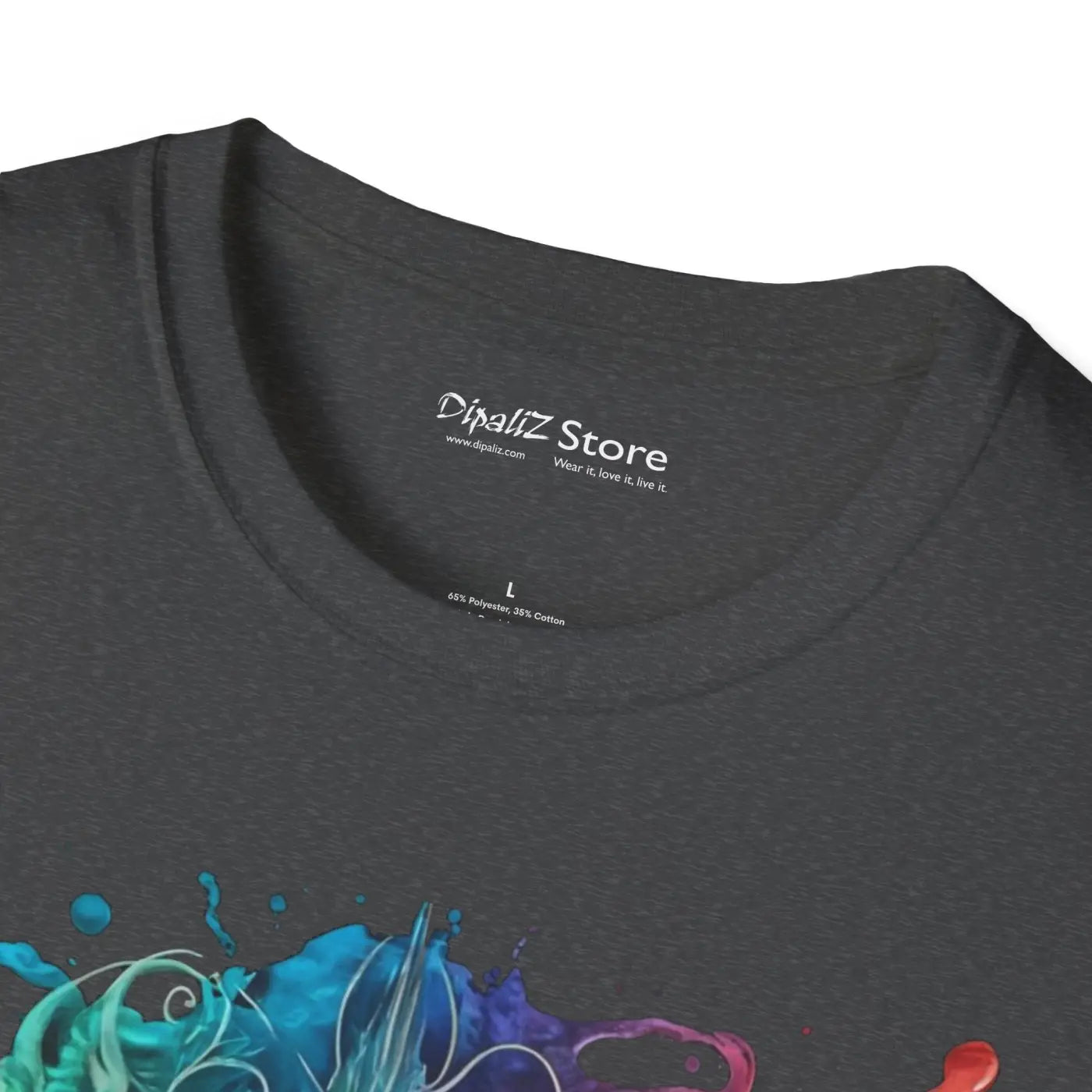 Flame and Fury Dragon Softstyle t Shirt Eco-friendly - Dipaliz