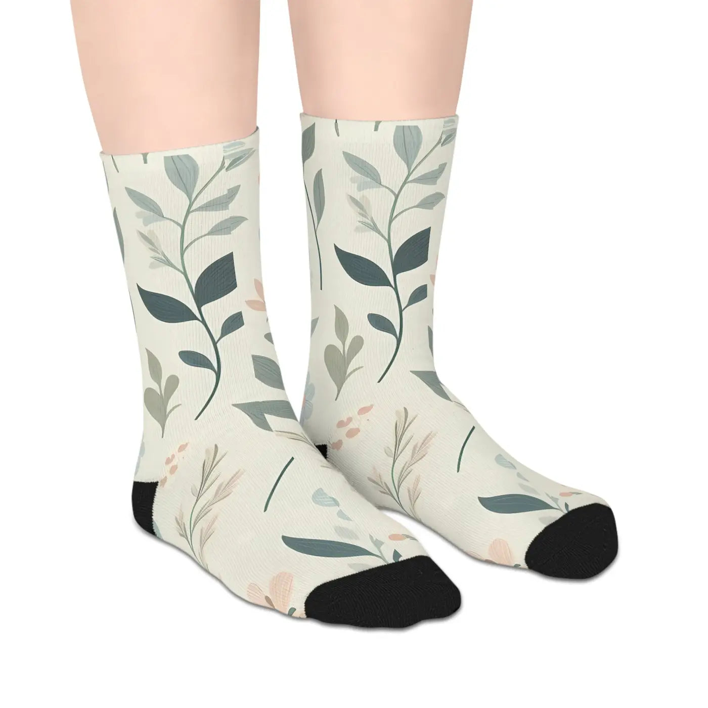 Vibrant Floral Socks – Eco-friendly Women’s Clothing - Dipaliz