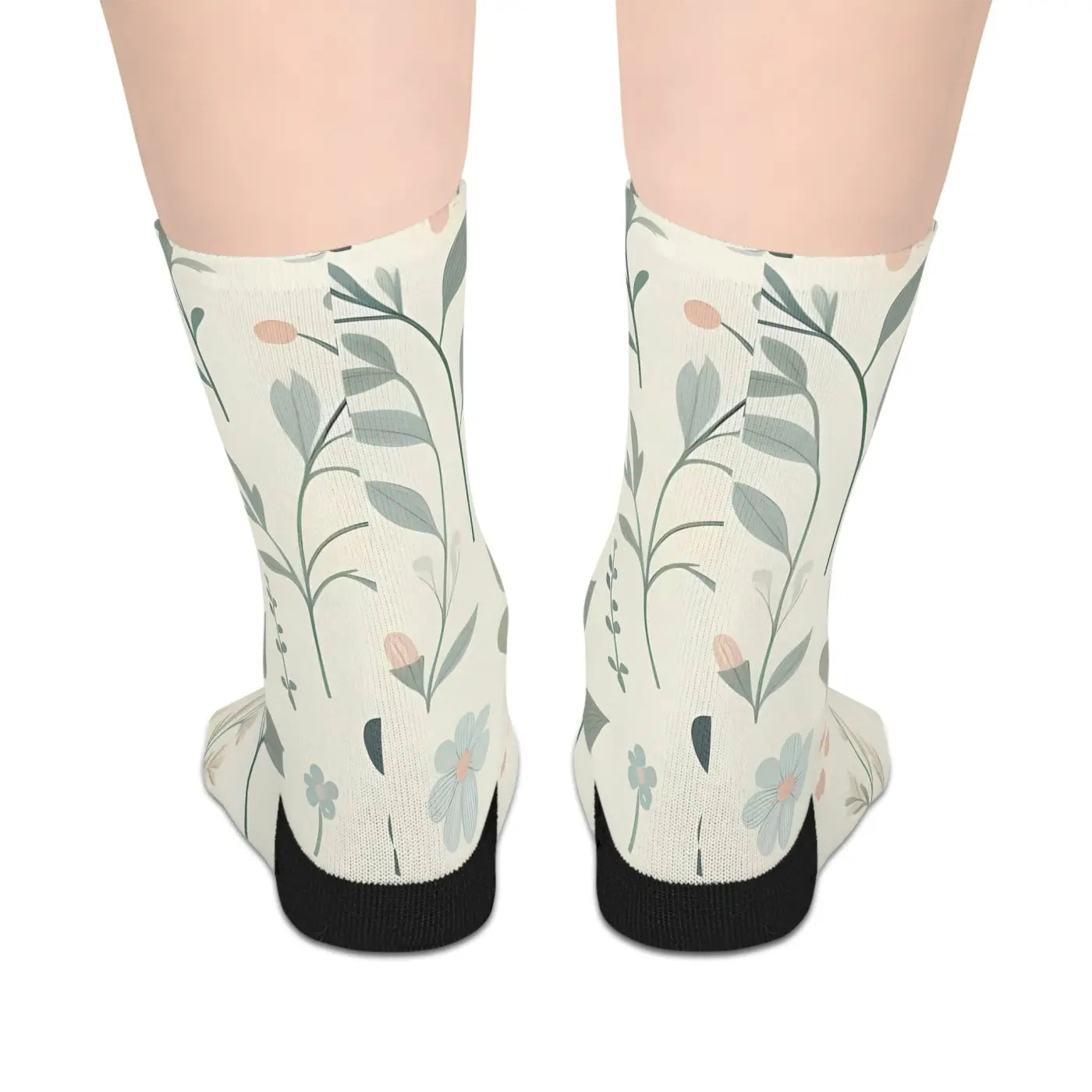 Vibrant Floral Socks – Eco-friendly Women’s Clothing - Dipaliz