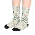 Vibrant Floral Socks – Eco-friendly Women’s Clothing - Dipaliz