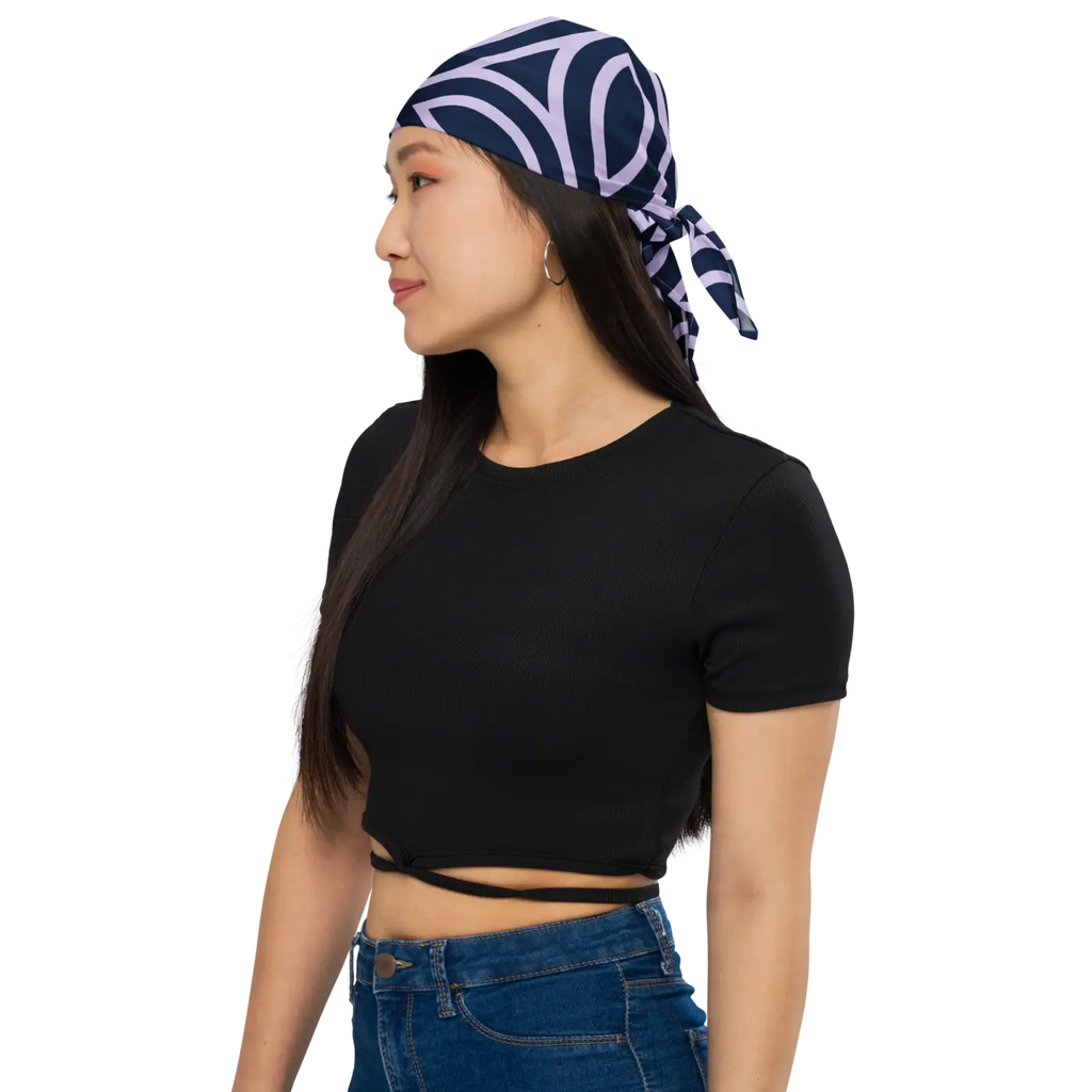Dark Blue Bandana – Eco Friendly Recycled - Dipaliz