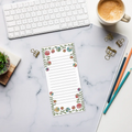 Floral Style Notepad – Eco Friendly 6x8 Office - Dipaliz