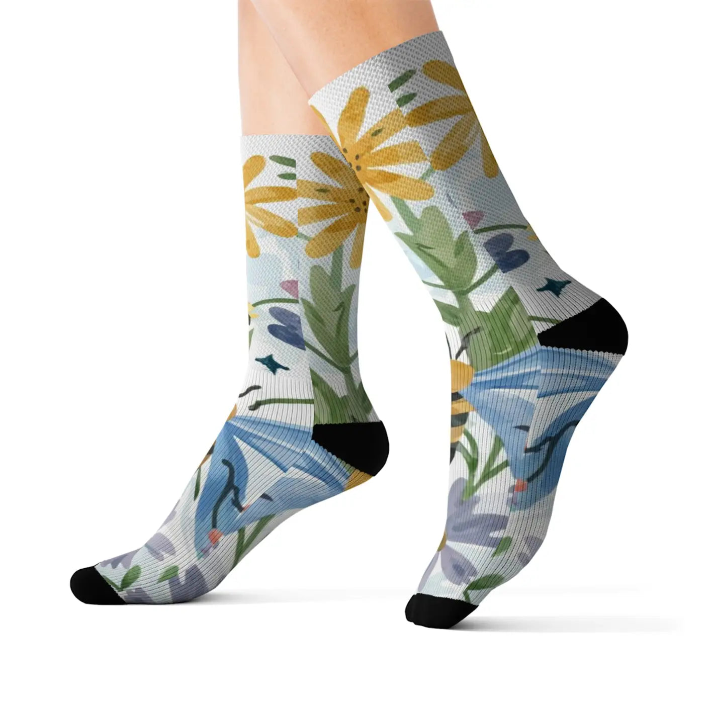 Nature Pattern Sublimation Socks – Eco-friendly - Dipaliz