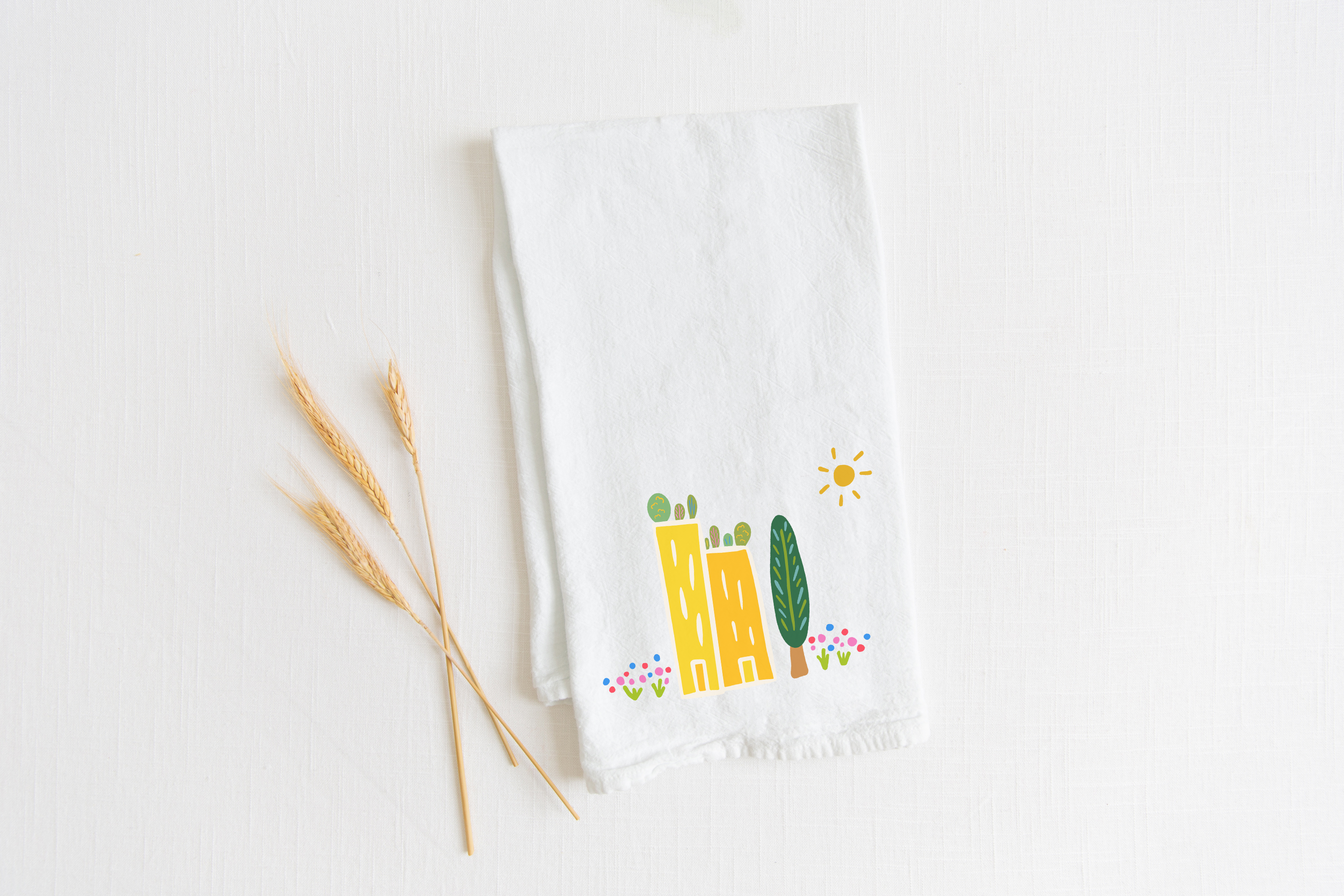 Build Your Own Custom Tea Time Gift Set with Honey and Two Teas + Tea Towel of Your Choice